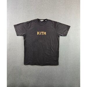 Kith Treats Churro T-Shirt Mens Medium Brown Graphic Print Short Sleeve Cotton